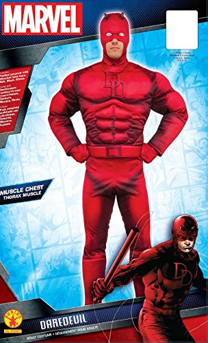 Rubies 's oficial Marvel Daredevil Deluxe Costume estándar – talla de adulto