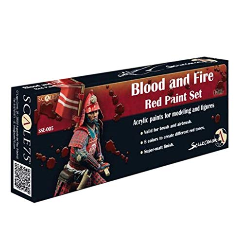 Scale75: Blood and Fire Red Paint Set