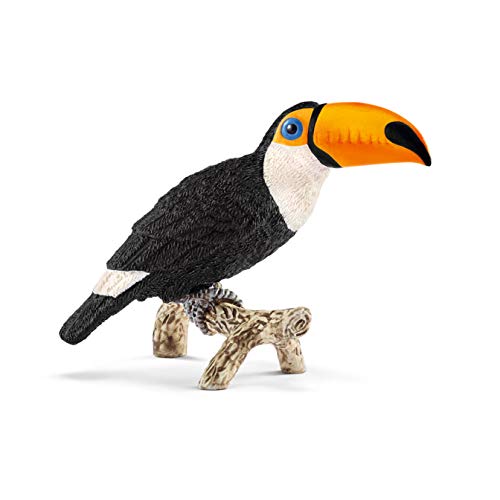 Schleich- Figura de Tucán, Colección Wild Life, 5.3 cm (14777)