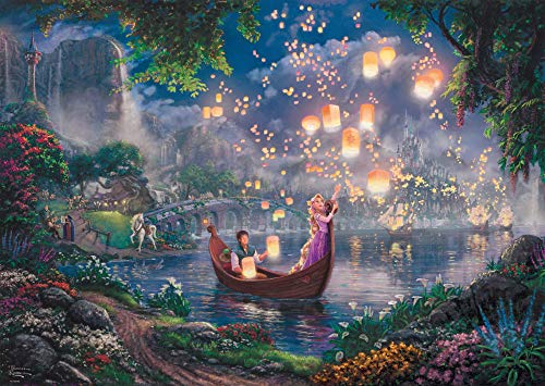 Schmidt Spiele Puzzle 59480 – Puzzle Thomas Kinkade, 1000 Piezas, Disney Rapunzel