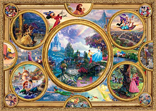 Schmidt Spiele- Thomas Kinkade Disney Dreams Collection - Puzzle (2000 Piezas), Color carbón (59607)