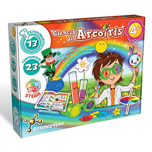 Science4you-Science4you – La Ciencia del Arco Iris – Juguete Cientifico y Educativo, Multicolor, 4 Años (80002308)