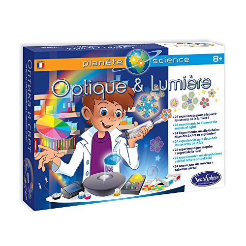 Sentosphère- Kit SCIENTIFIQUE Optique et Lumière, Color Bleu (2802)