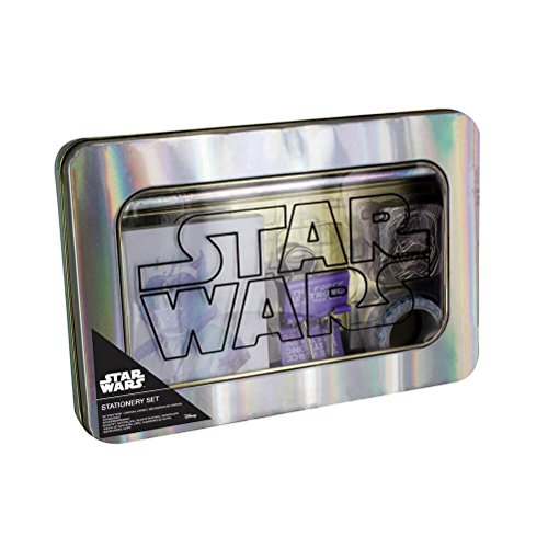 Set de Papelería Star Wars Caja Metálica