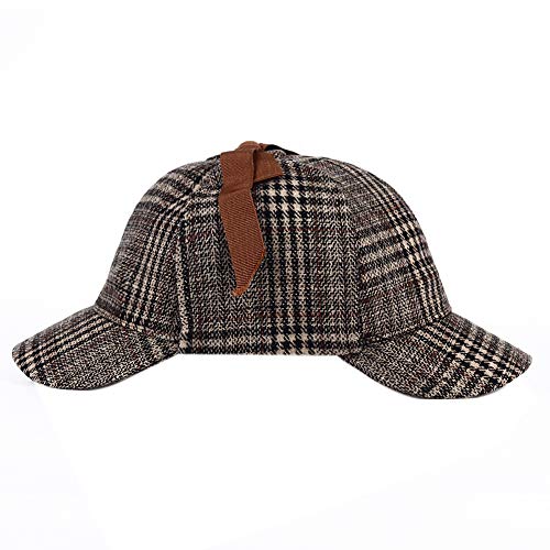 Sherlock Holmes Detective Sombrero Cosplay Accesorios Boinas Hombres Mujeres Dos Brims Boina Sombrero De Cazador