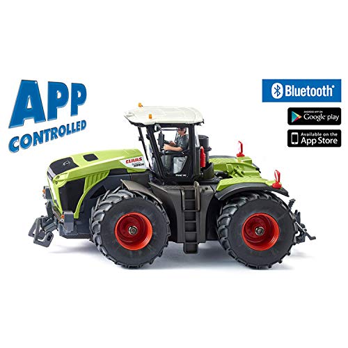 Siku 6791 Claas Xerion 5000 TRAC VC - Tractor con Bluetooth para control de aplicaciones, el color puede variar de la imagen , color/modelo surtido