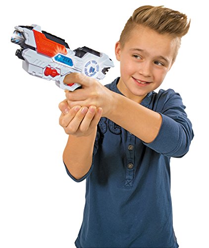 Simba Planet Fighter Space Shooter 108042205 - Pistola láser (23 cm)