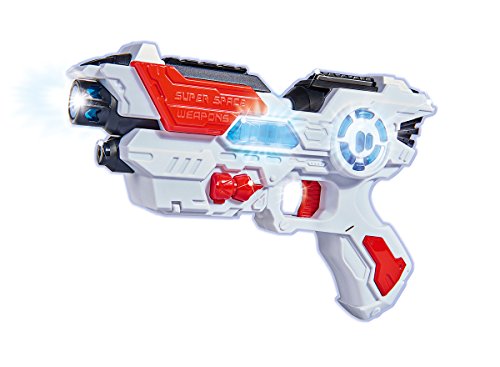 Simba Planet Fighter Space Shooter 108042205 - Pistola láser (23 cm)