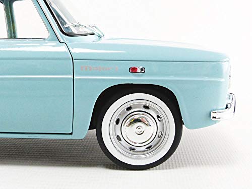 Solido S1803601 Renault 8 Major 1967-Maqueta de Coche (Escala 1:18), Color Azul Claro (421185440)