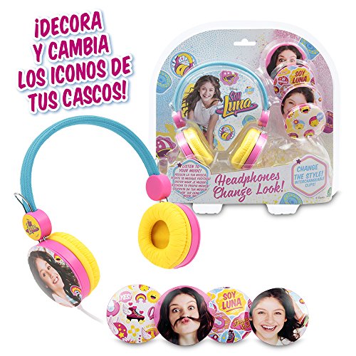 Soy Luna - Auriculares con Clips Deco Intercambiables (Giochi Preziosi YLU48000)