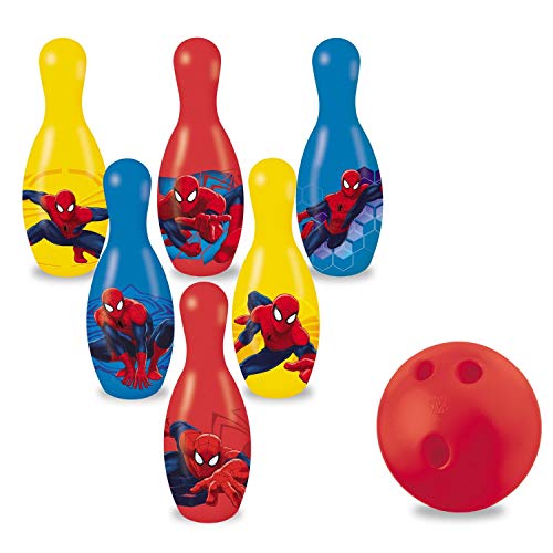 Spiderman - Juego 6 Bolos, 20 cm (Mondo 28075)