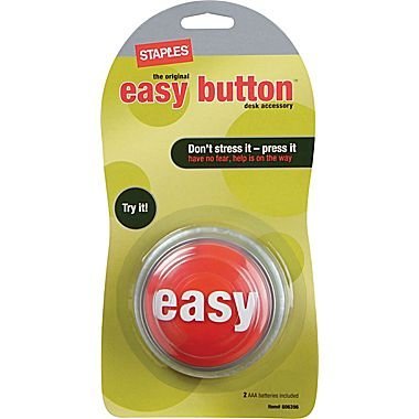 Staples Talking EASY BUTTON - Complete With Batteries by Easy Button