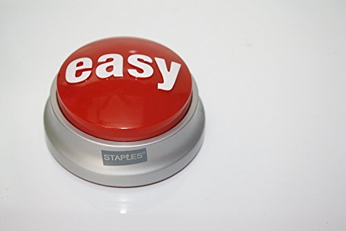 Staples Talking EASY BUTTON - Complete With Batteries by Easy Button