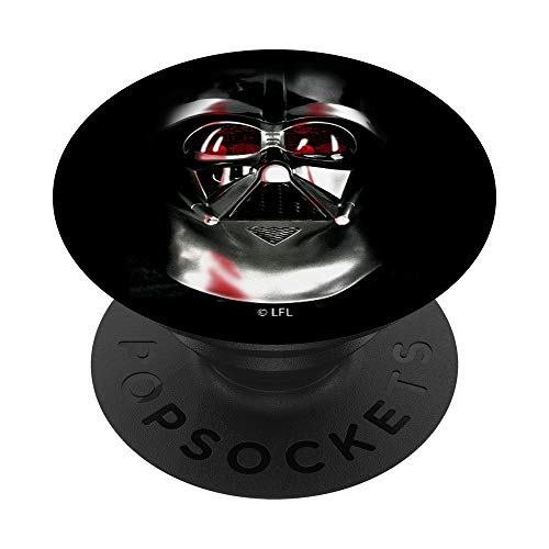 Star Wars Darth Vader Mask Reflection In His Eyes PopSockets PopGrip: Agarre intercambiable para Teléfonos y Tabletas