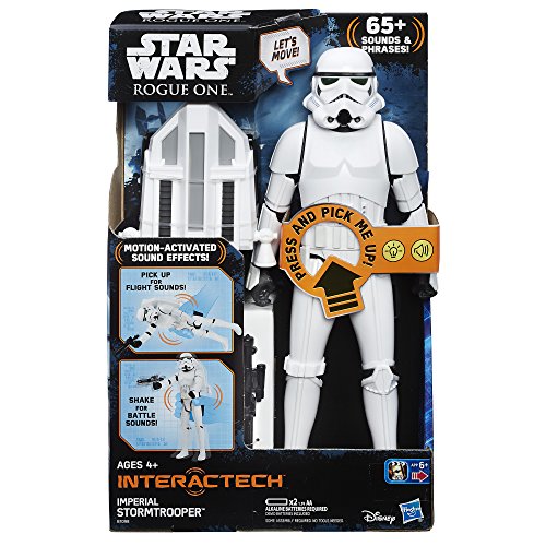 Star Wars - Figura Rogue One, Stormtrooper Interactivo, 30cm (Hasbro B7098)