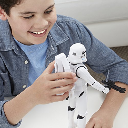 Star Wars - Figura Rogue One, Stormtrooper Interactivo, 30cm (Hasbro B7098)