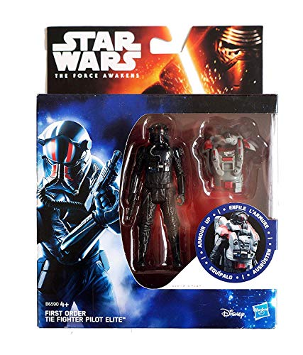 Star Wars The Force Awakens - First Order Corbata Fighter Piloto Elite - Armor Arriba 3.75" Figura de Acción