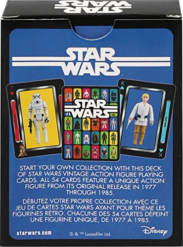 Star Wars Vintage Kenner Action Figures Playing Cards