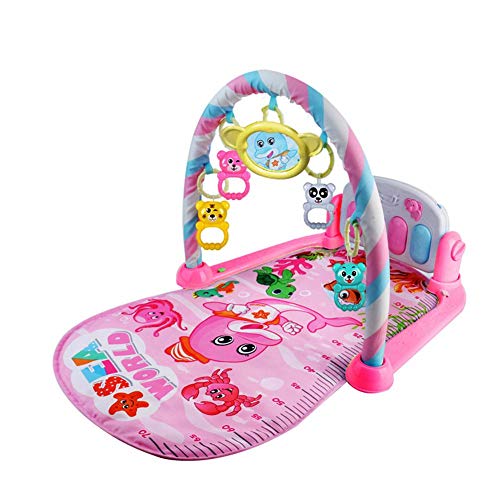 starte Baby Gym Tapetes De Juego Musical para Piso, Patadas Y Juegos Piano Gym Centro De Actividades con Música, Luces Y Sonidos Juguetes para Bebés Y Niños Pequeños De 0 A 12 Meses De Edad