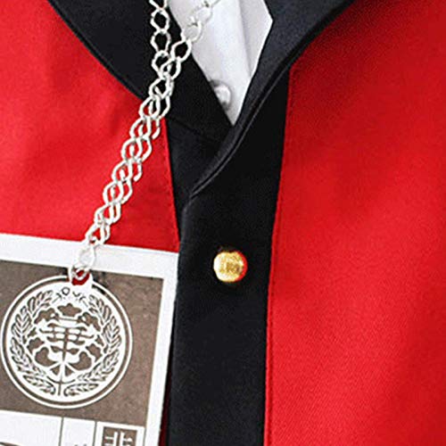 starte Jabami Yumeko Cosplay Kakegurui Traje De Disfraz De Anime para Mujeres Adultas Escuela JK Uniforme Falda Plisada Roja