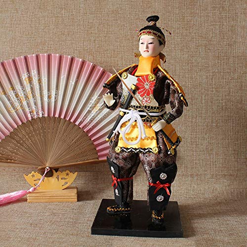 Stephen Statues & Sculptures - 30cm Traditional Japanese Samurai Ninja Figurines Statues Japanese Dolls Ornaments Sushi Restaurant Home ation Gifts - by 1 PCs