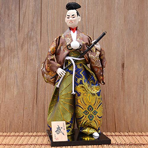 Stephen Statues & Sculptures - 30cm Traditional Japanese Samurai Ninja Figurines Statues Japanese Dolls Ornaments Sushi Restaurant Home ation Gifts - by 1 PCs