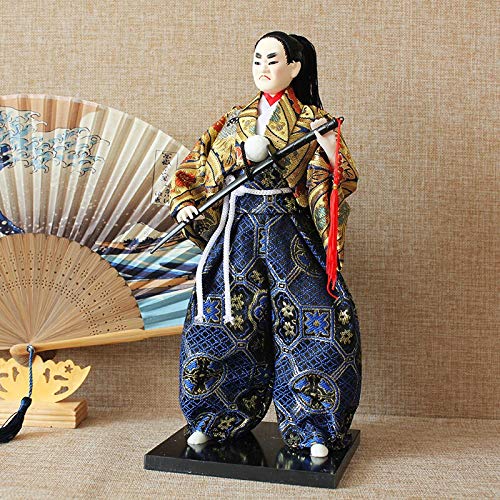 Stephen Statues & Sculptures - 30cm Traditional Japanese Samurai Ninja Figurines Statues Japanese Dolls Ornaments Sushi Restaurant Home ation Gifts - by 1 PCs