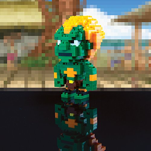 Street Fighter - Juego de construcción para niños (PP2385SF) - Figura Street Fighter Blanka Pixel Bricks