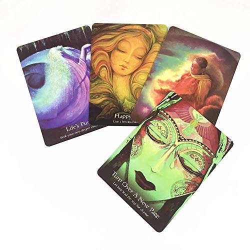 Sufi Wisdom Oracle Cards Tarot Cards Deck Table Board Game Cards Naipes Entretenimiento Familiar,Deck Game,with Tablecloth