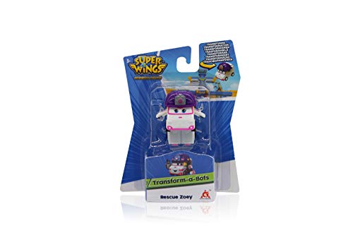 Super Wings EU730023 Transform-a-Bots Zoey - Juego de Mesa de Transform-a-Bots