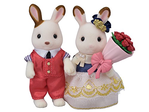 Sylvanian Families - 5362 - Set de novios Stella Chocolate y William Cinnamon