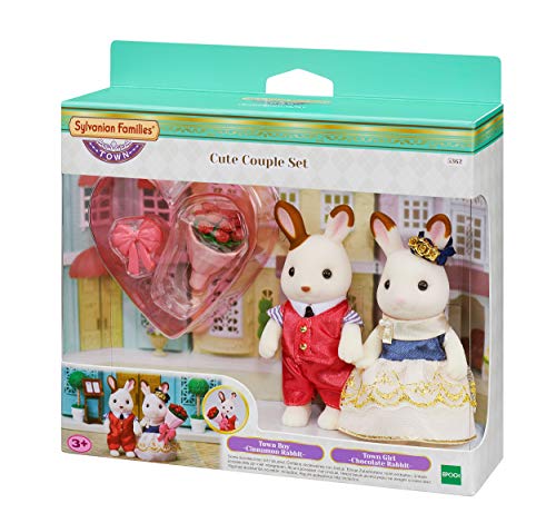 Sylvanian Families - 5362 - Set de novios Stella Chocolate y William Cinnamon