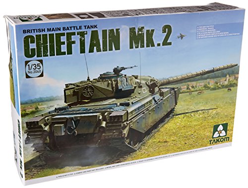 TAKOM de tak, 2040 – Tanque de Batalla Principal de Modelo Kit británico Chieftain MK. 2