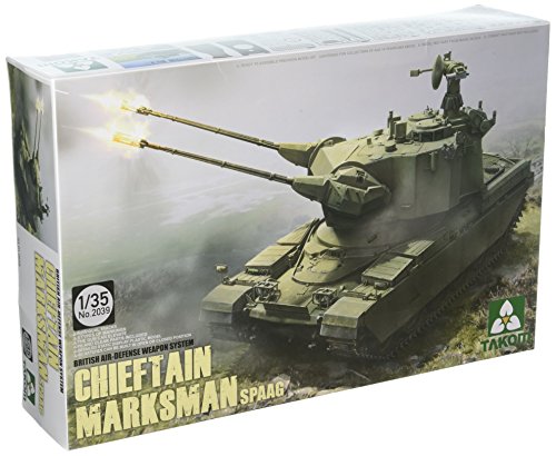 TAKOM Tak de 2039 – Maqueta de British Air de Defense Weapon Sistema Chieftain Marksman – spaag