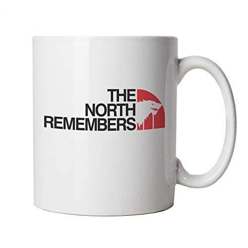 The North Remembers, Taza | Paladin Kingmaker Rogues Knight Tower Shield Magic | Dungeons & Dragons Rol Jugando DND D&D Fantasy | TV & Movie Cup Gift 10oz Blanco