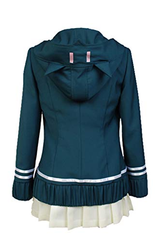 tianxinxishop Disfraz de Cosplay de Juego Japones para Mujer Uniforme de Escuela Secundaria Disfraz de Cosplay de Chiaki Nanami Conjunto Completo, S