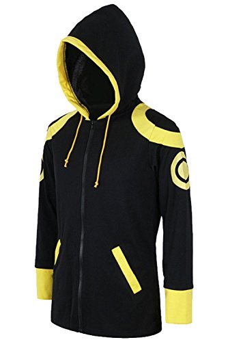 tianxinxishop Unisexo Disfraz de Cosplay de Juego de Amor Sudadera con Capucha de Mistico Hacker, M