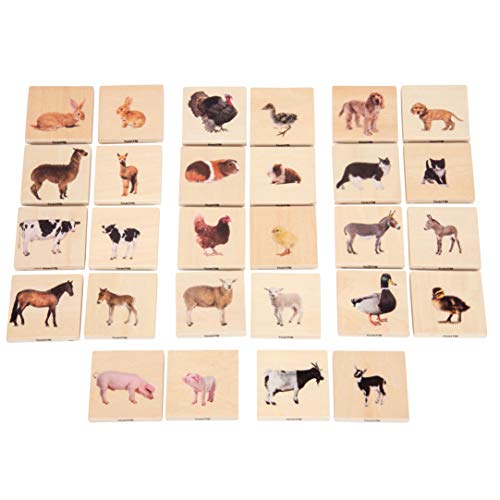 TickiT 73406 - Juego de animales domésticos (28 unidades) Snap and Match Juegos, varios