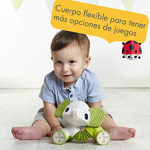 Tiny Love Samuel el Elefante Juego educativo 1 años, Juguetes para niños y niñas, con cuerpo flexible, color verde