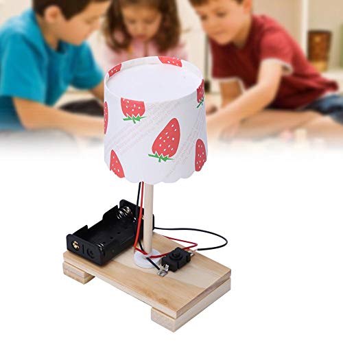 Tnfeeon Tecnología Pequeña producción, 2 Juegos Creativo DIY Lámpara de Mesa pequeña Material Experimento científico Pequeños Juguetes de invención Juguetes educativos tempranos para niños