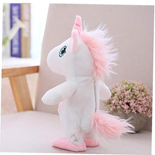 TOPofly El Movimiento y Hablar del Unicornio Juguetes Repite lo Que Usted Dice Interactivo Juguetes de Peluche Lindo del Unicornio Muñecas Juguetes Ruta 1Pc