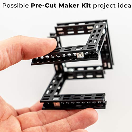 Totem Pre-Cut Maker Kit. Set de construcción mecánica para proyectos DIY, robótica y prototipos