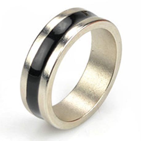 Tour de magie Anillo Imantado PK Ring Simple Negro (21mm)