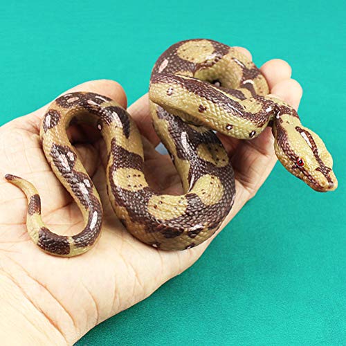 Toyvian Halloween High Simulation Python Model Toy Big Realistic Snake Halloween Tricky Creepy Broma Scary Snake Toy