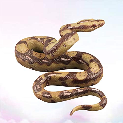 Toyvian Halloween High Simulation Python Model Toy Big Realistic Snake Halloween Tricky Creepy Broma Scary Snake Toy