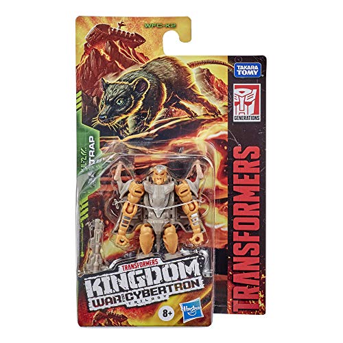 Transformers Toys Generations War for Cybertron: Kingdom Core Class WFC-K2 Rattrap Figura de acción para niños de 8 años en adelante, 3.5 Pulgadas