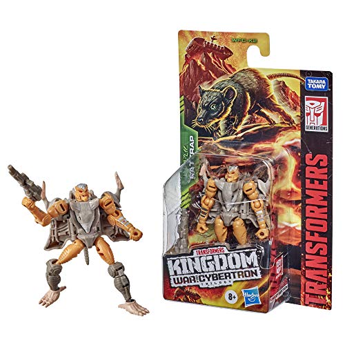 Transformers Toys Generations War for Cybertron: Kingdom Core Class WFC-K2 Rattrap Figura de acción para niños de 8 años en adelante, 3.5 Pulgadas