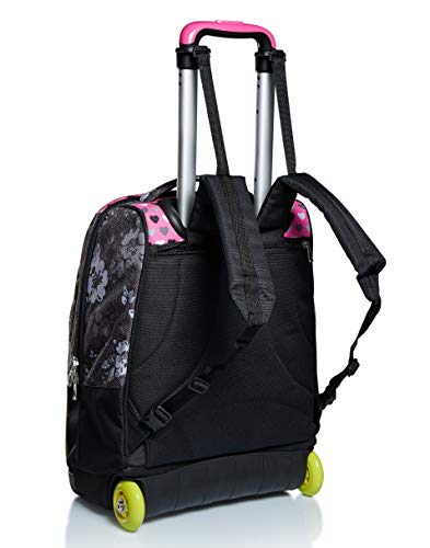 Trolley Seven Flying Dreams, Color Negro, 2 en 1, Mochila con Cross-Over System, Escuela y Viaje