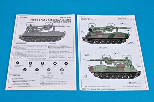 Trumpeter 361 - Rusa Sam-6 de misiles antiaéreos