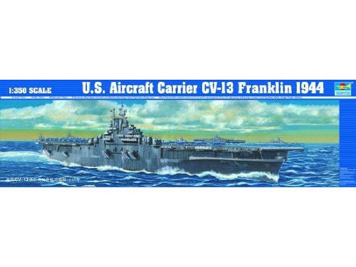 Trumpeter 5604 - US Aircraft Carrier CV-13 Franklin 1944 - Barco poortaviones en miniatura (escala 1:350) [importado de Alemania]